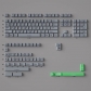 Yamanote Line 104+44 Full PBT Dye-subbed Keycaps Set for Cherry MX Gaming Keyboard